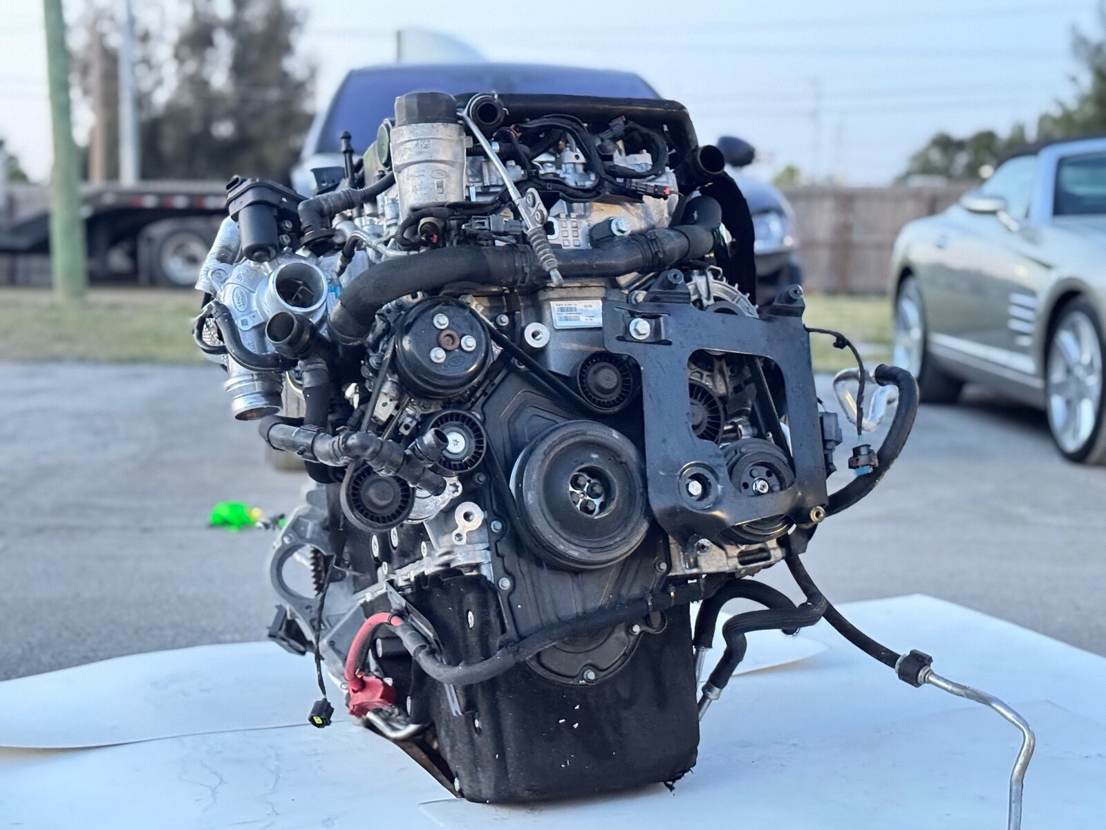 18-22 JAGUAR F-PACE RANGE ROVER VELAR 2.0L AWD ENGINE MOTOR 65K ASSY