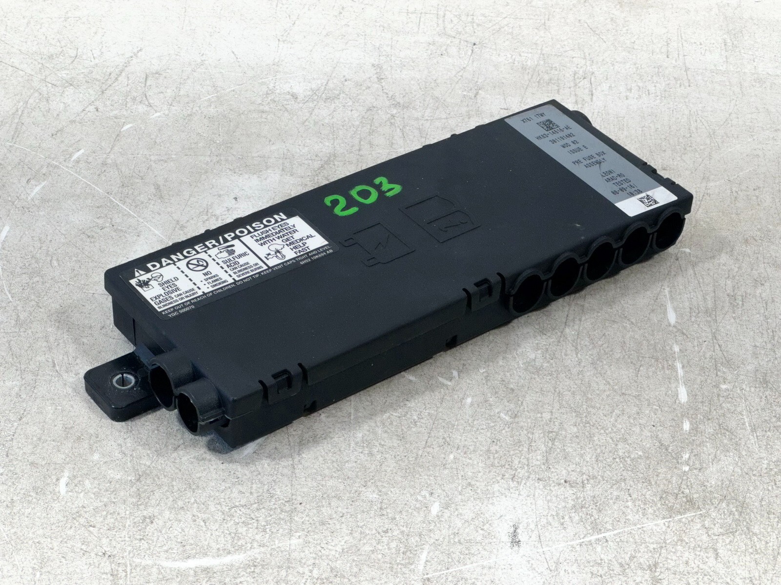 16-23 JAGUAR XE F-PACE BATTERY FUSE BOX TERMINAL MODULE POSITIVE CABLE UNIT