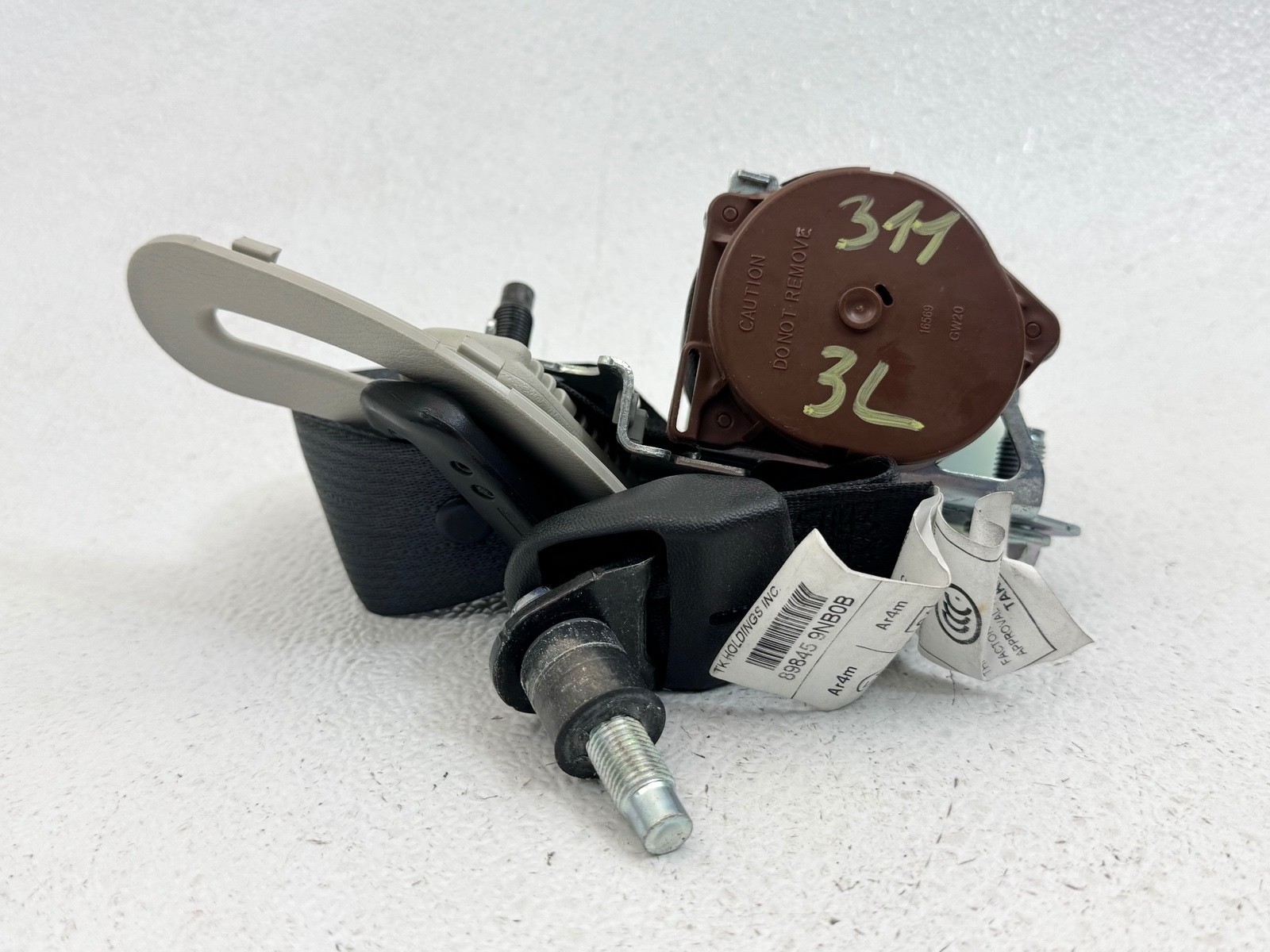 14-20 INFINITI QX60 REAR LEFT LH SIDE 3RD ROW SEAT BELT SEATBELT RETRACTOR