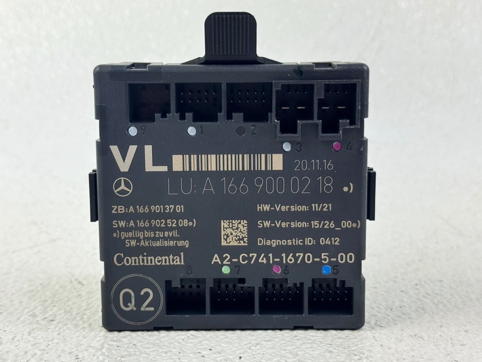 17-19 INFINITI QX30 FRONT LEFT DRIVER SIDE DOOR CONTROL MODULE UNIT