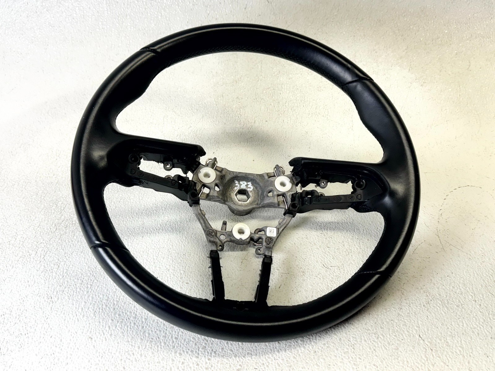 19-25 MAZDA 3 STEERING WHEEL BLACK LEATHER