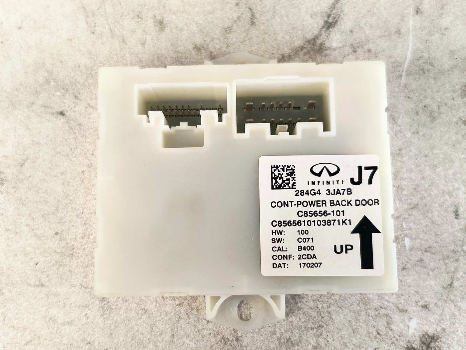 17-18 INFINITI QX60 REAR BACK TAILGATE TRUNK BACK DOOR POWER CONTROL MODULE