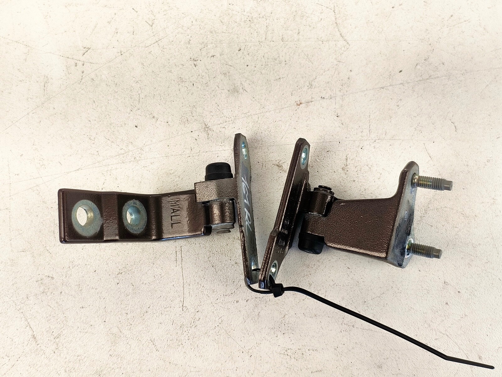 14-23 INFINITI Q50 REAR LEFT DRIVER LH SIDE DOOR UPPER LOWER HINGE SET