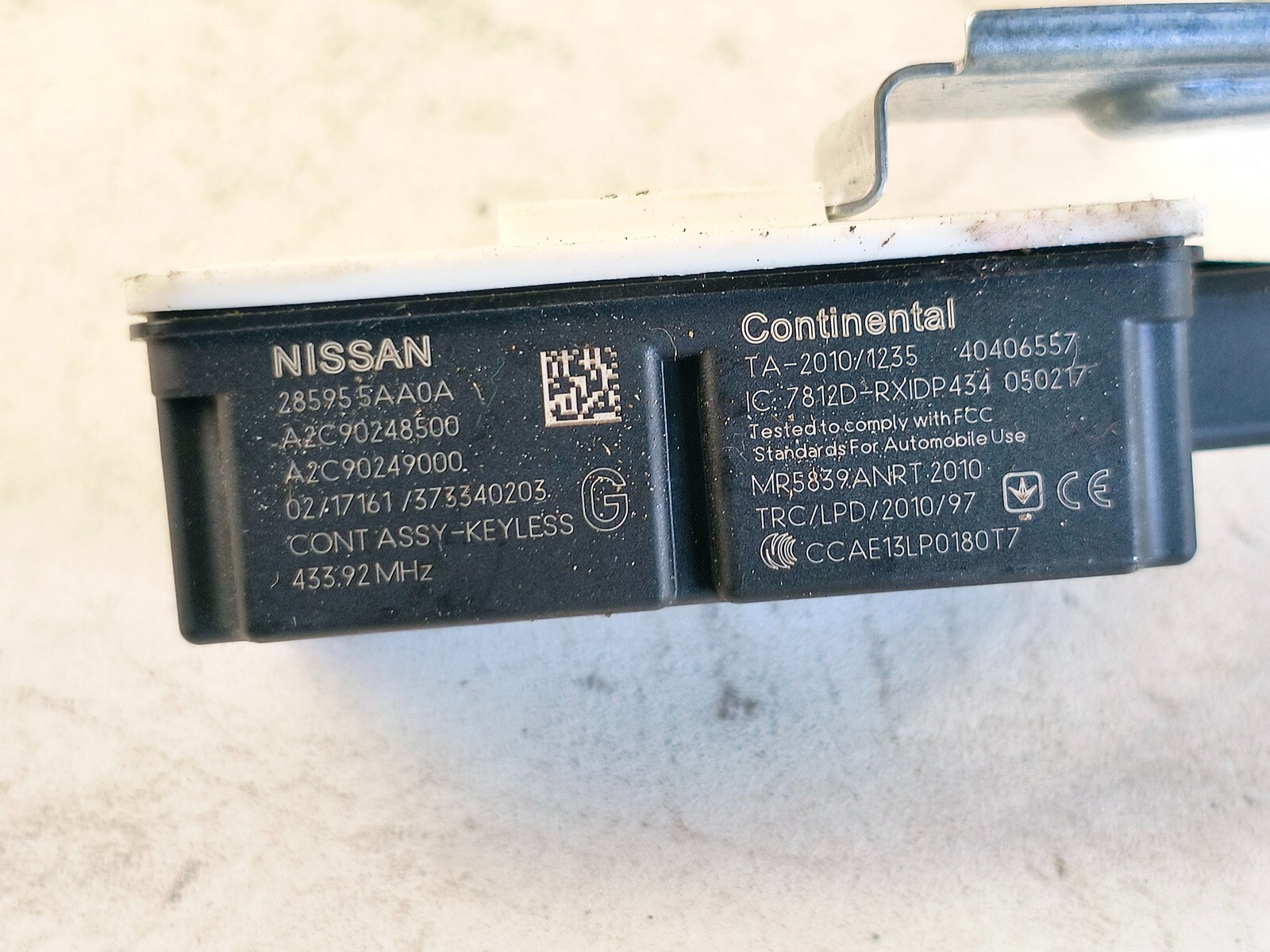 13-20 INFINITI JX35 QX60 ANTI THEFT KEYLESS ENTRY CONTROL MODULE UNIT