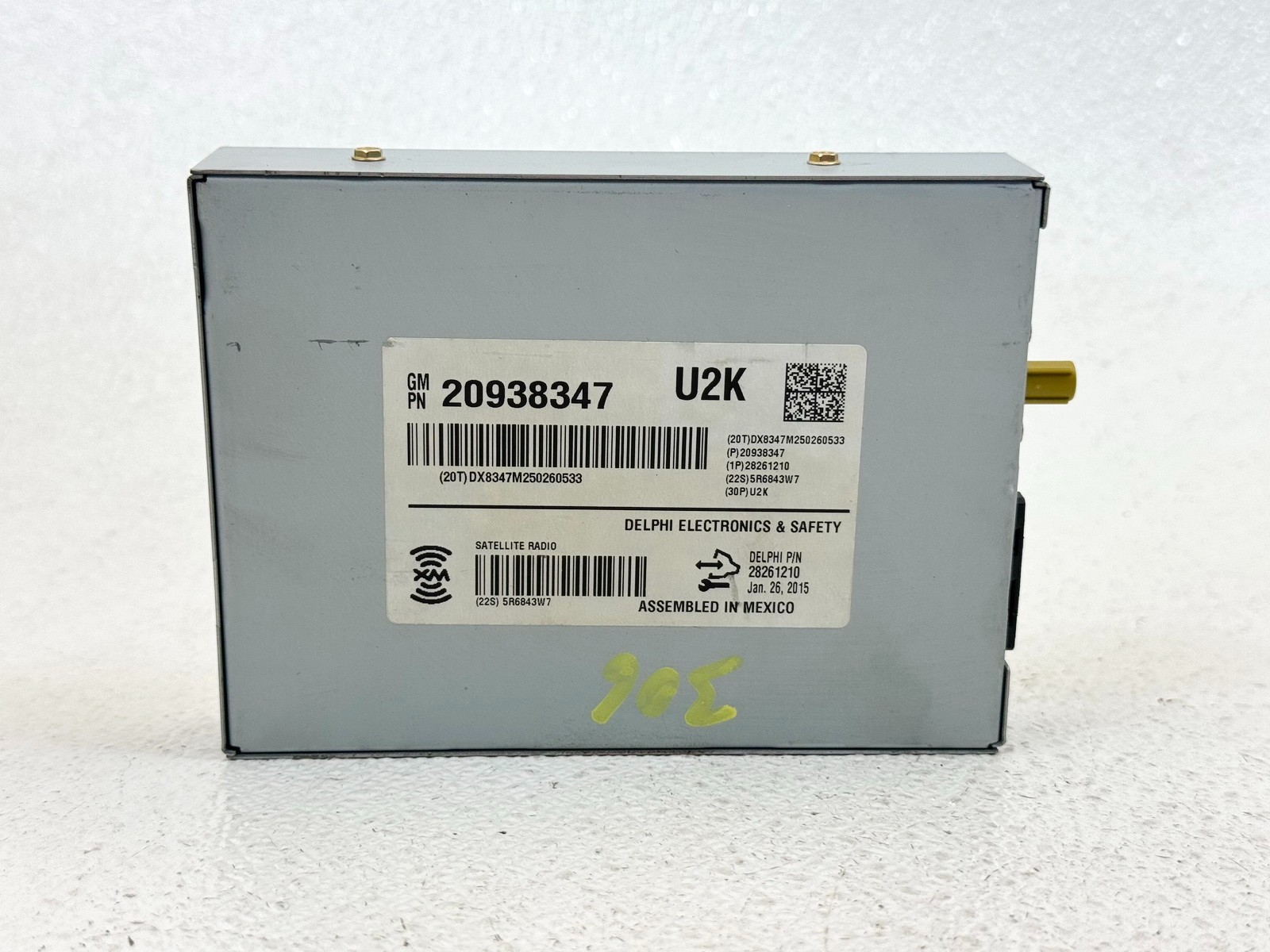 07-17 GMC ACADIA AM FM RADIO SATELITE STEREO AUDIO RECIEVER CONTROL MODULE