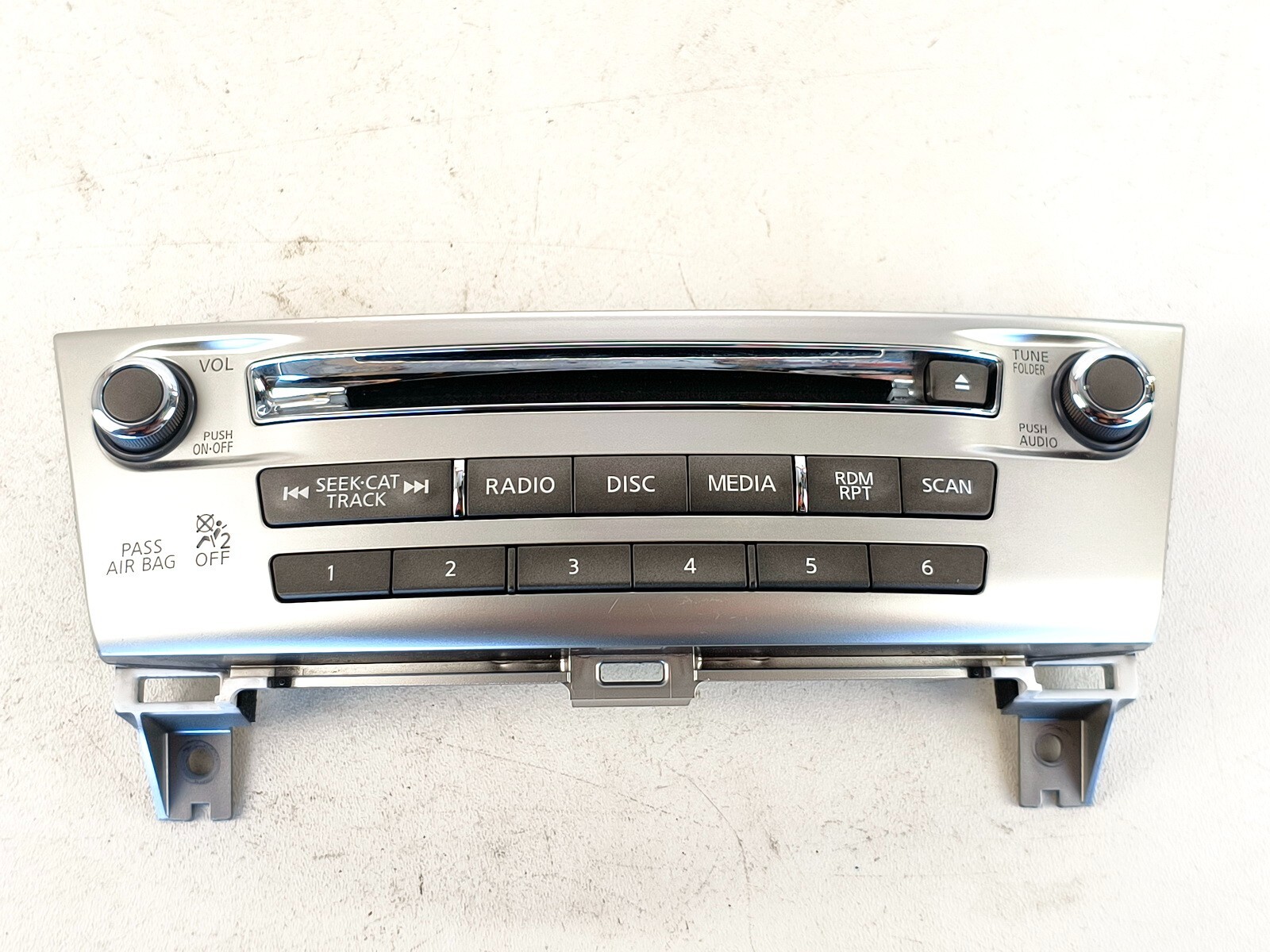 17-20 INFINITI QX60 DASH INSTRUMENT PANEL AUDIO CD PLAYER CONTROL PANEL