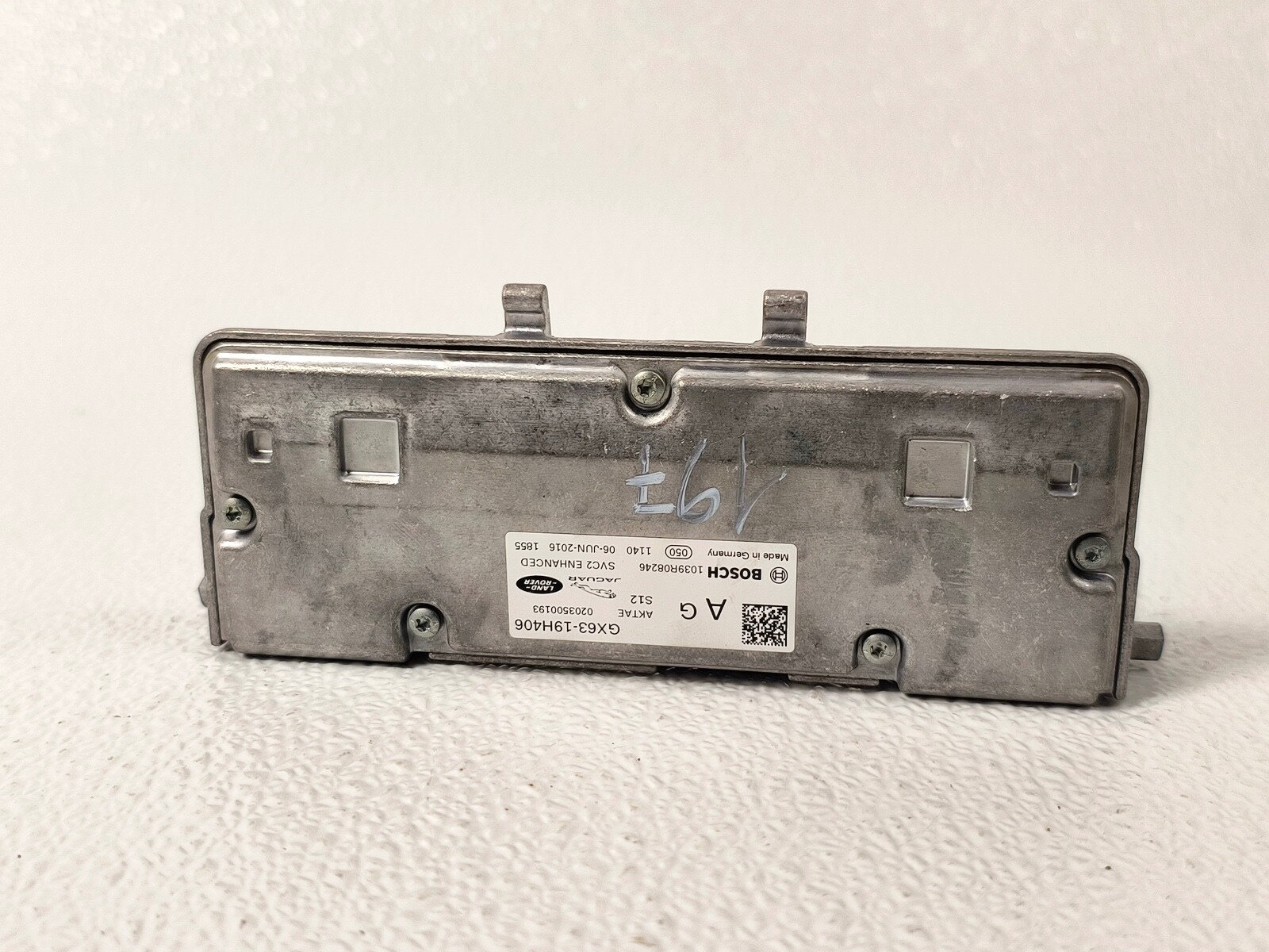 17-23 JAGUAR F-PACE XE WINDSHIELD MOUNTED LANE ASSIST CAMERA CONTROL MODULE