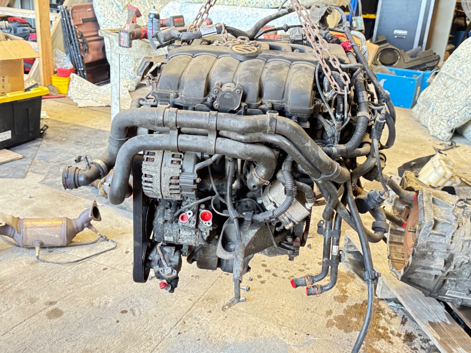 11-17 VOLKSWAGEN TOUAREG AWD 3.6L ENGINE MOTOR WARRANTY 78K MILES TESTED