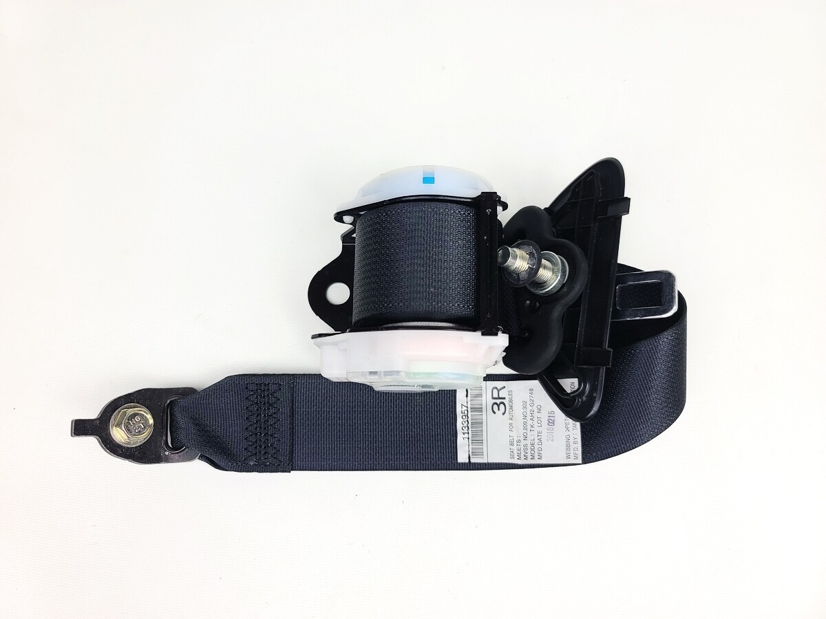 17-20 INFINITI Q60 REAR RIGHT PASSENGER SEAT BELT SEATBELT RETRACTOR BLACK
