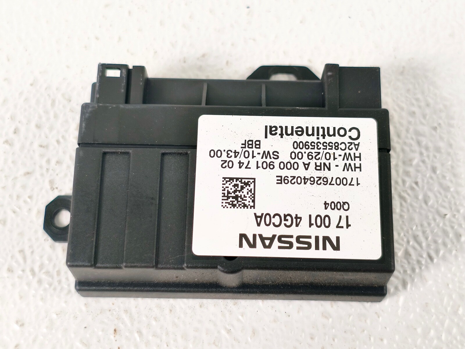 16-19 INFINITI 3.0L Q50 RWD FUEL PUMP COMPUTER CONTROL MODULE UNIT