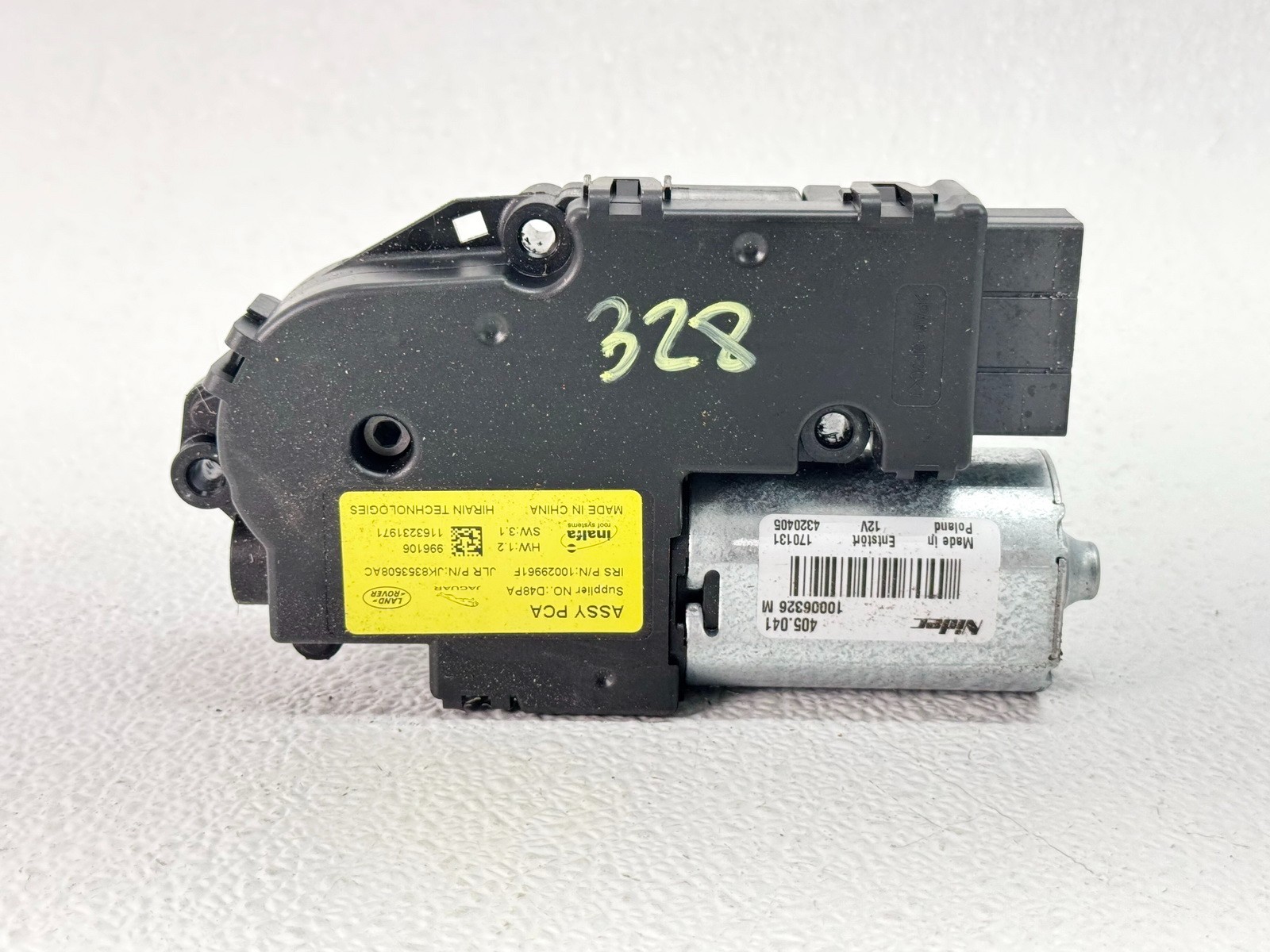 17-20 JAGUAR F-PACE SUNROOF MOONROOF SLIDING ROOF CONTROL MOTOR