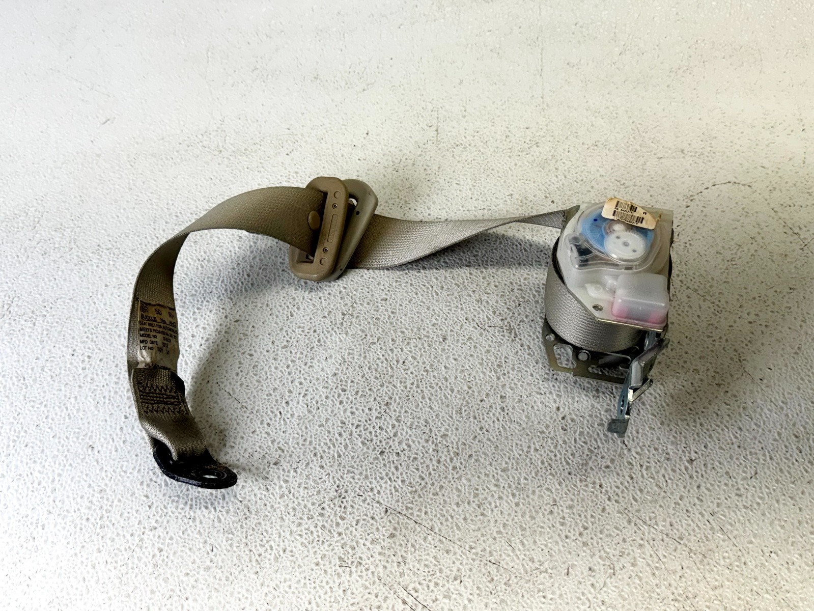 10-12 SUBARU OUTBACK REAR RIGHT RH PASS SIDE SEAT BELT RETRACTOR ASSEMBLY