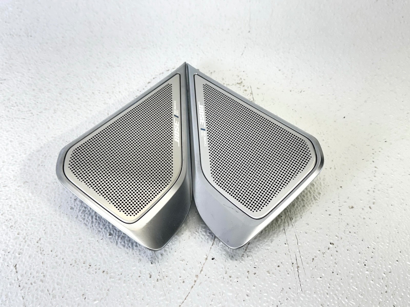 16-20 INFINITI Q50 FRONT RIGHT & LEFT DOOR PANEL SPEAKER COVER GRILLE SET