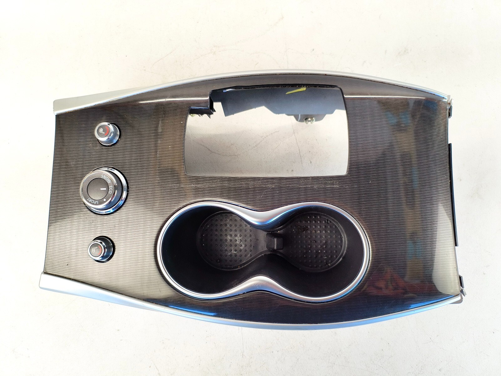 13-20 INFINITI JX35 QX60 FRONT CONSOLE SHIFTER SELECTOR CUPHOLDER BEZEL