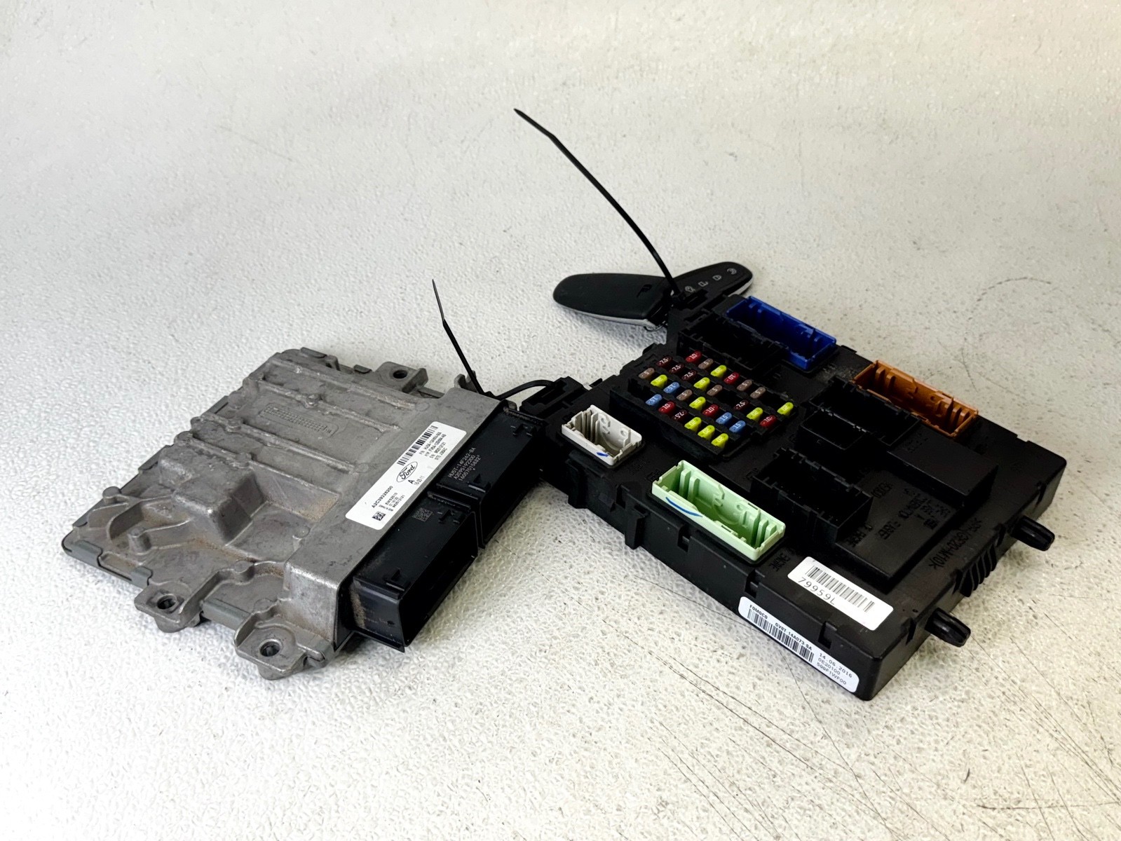 17-19 FORD ESCAPE 1.5L ECU ECM ENGINE & BODY CONTROL MODULE SET W/ KEY FOB