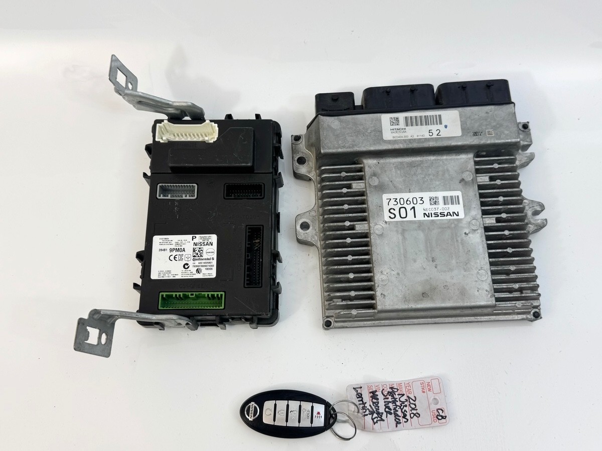 16-19 INFINITI QX60 3.5L ENGINE & BODY CONTROL MODULE ECM BCM W/ KEY FOB