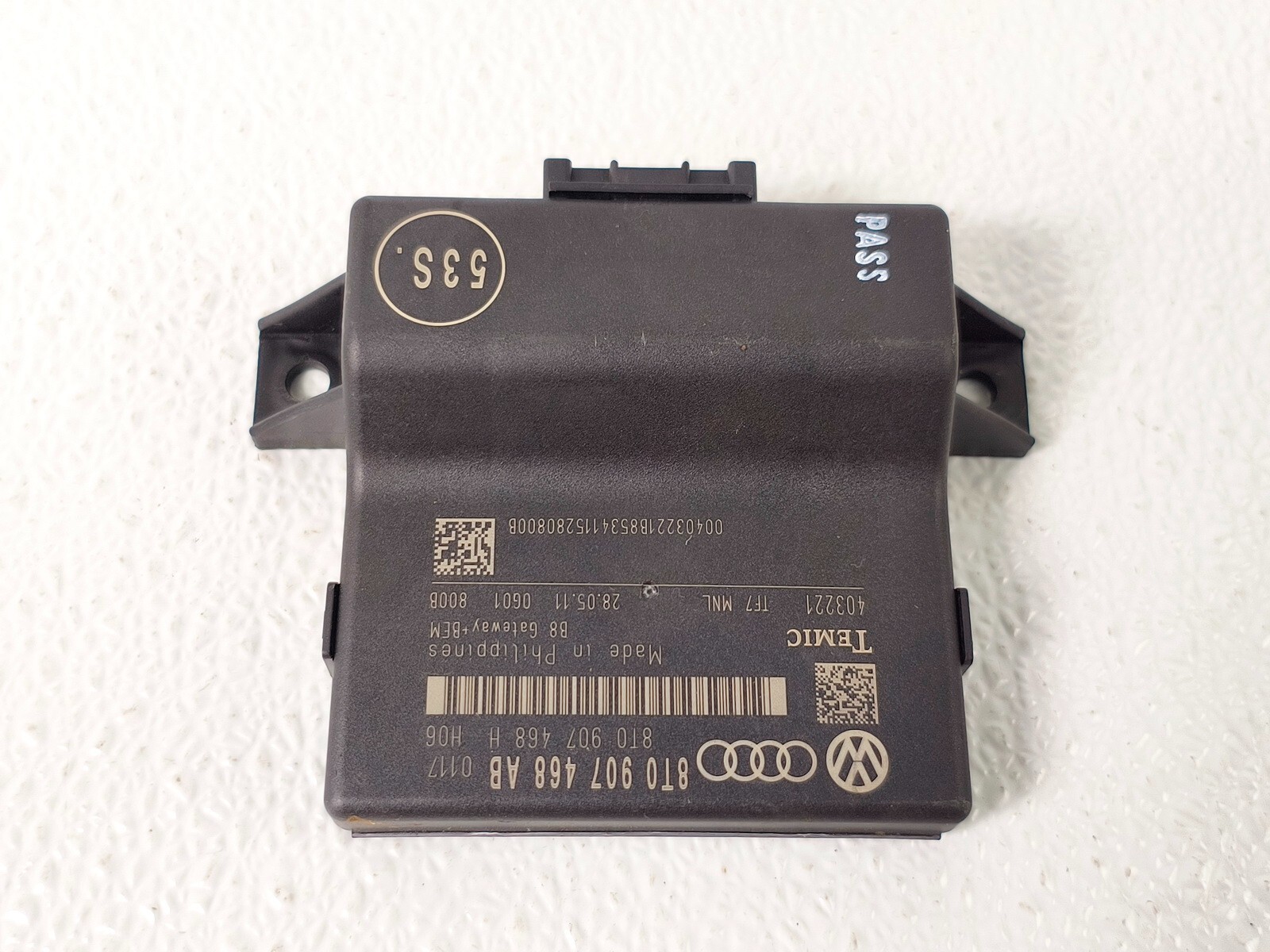 09-12 AUDI A5 A4 Q5 GATEWAY DATA CAN BUS COMPUTER CONTROL MODULE