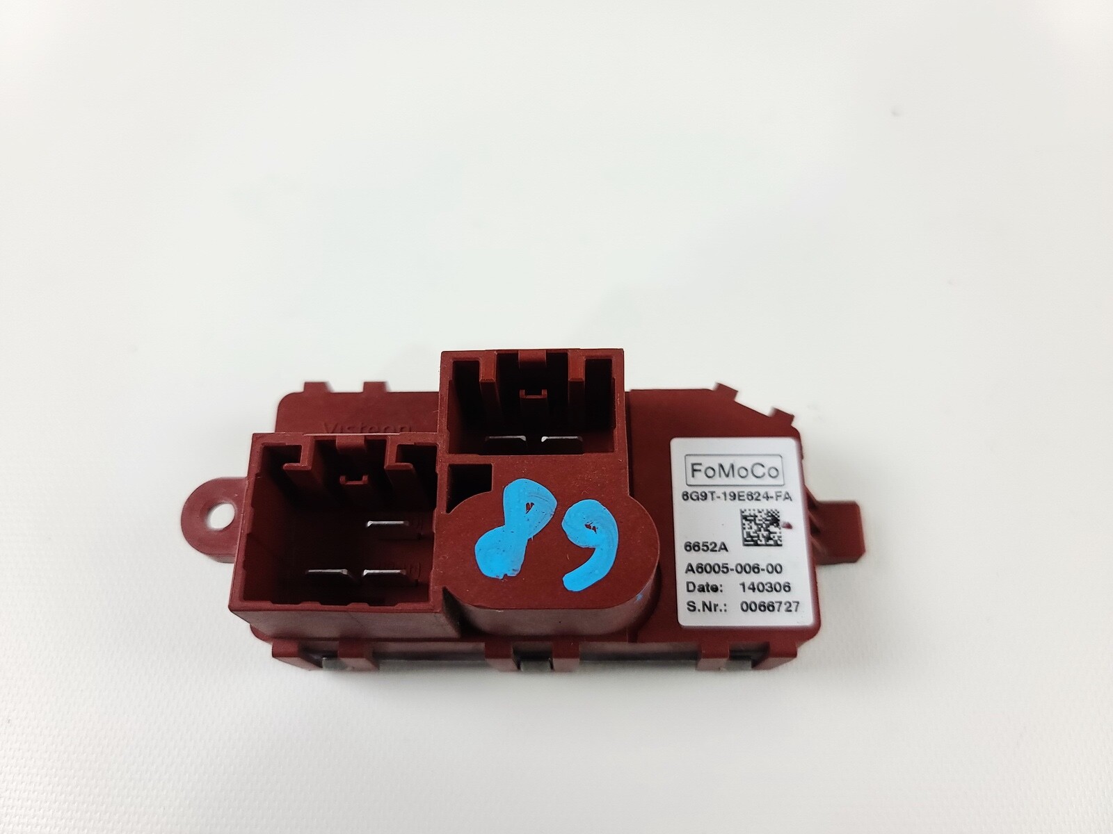 13-18 FORD C-MAX ESCAPE A/C AIR HEATER BLOWER MOTOR RESISTOR MODULE UNIT