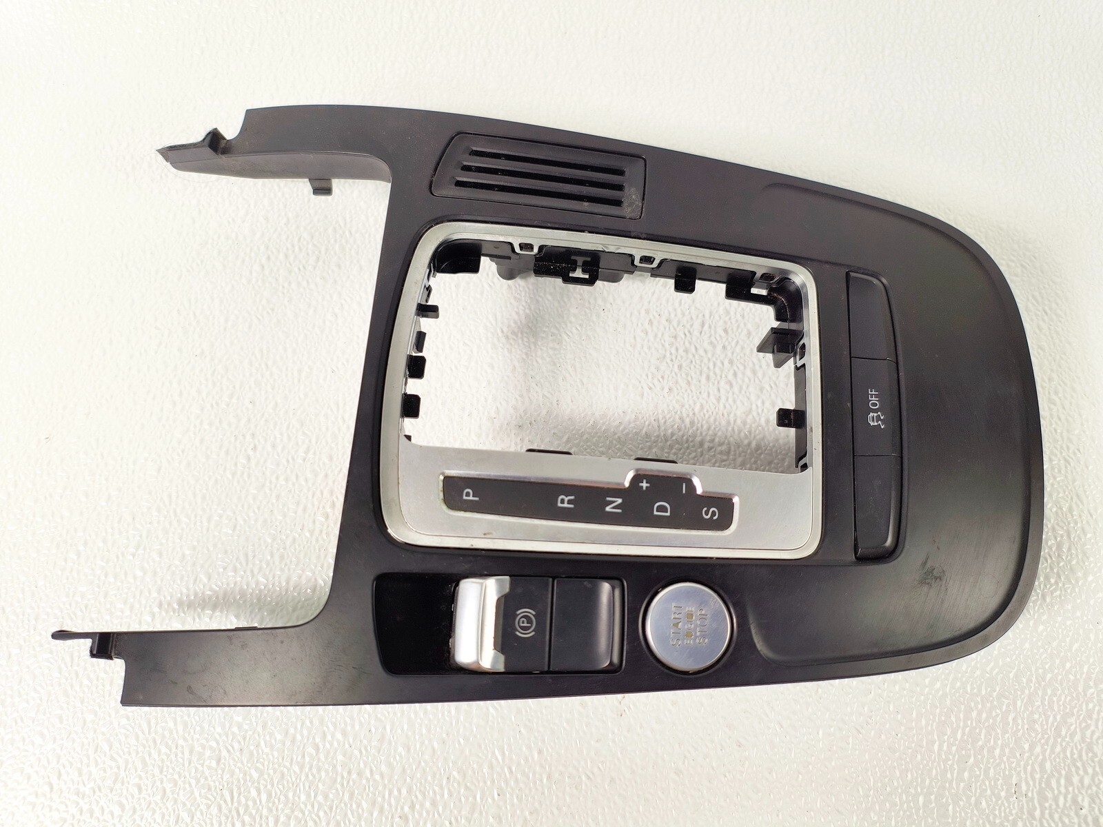 09-16 AUDI A4 A5 CENTER CONSOLE SHIFTER SURROUND TRIM BEZEL COVER PANEL