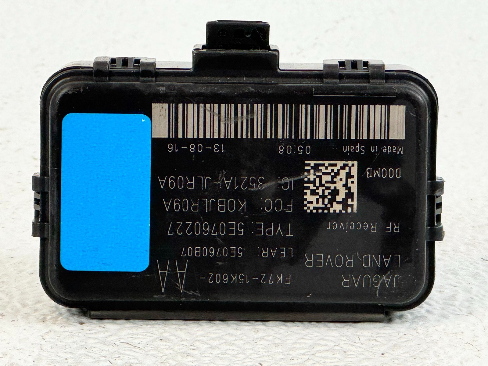 16-20 JAGUAR XE XF F-PACE KEYLESS ENTRY ANTENNA RECEIVER CONTROL MODULE