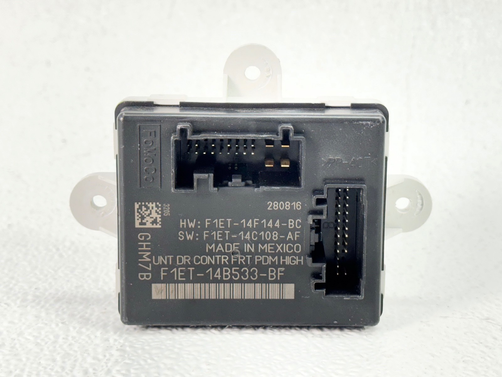 15-19 FORD ESCAPE FRONT RIGHT RH PASS SIDE DOOR COMPUTER CONTROL MODULE