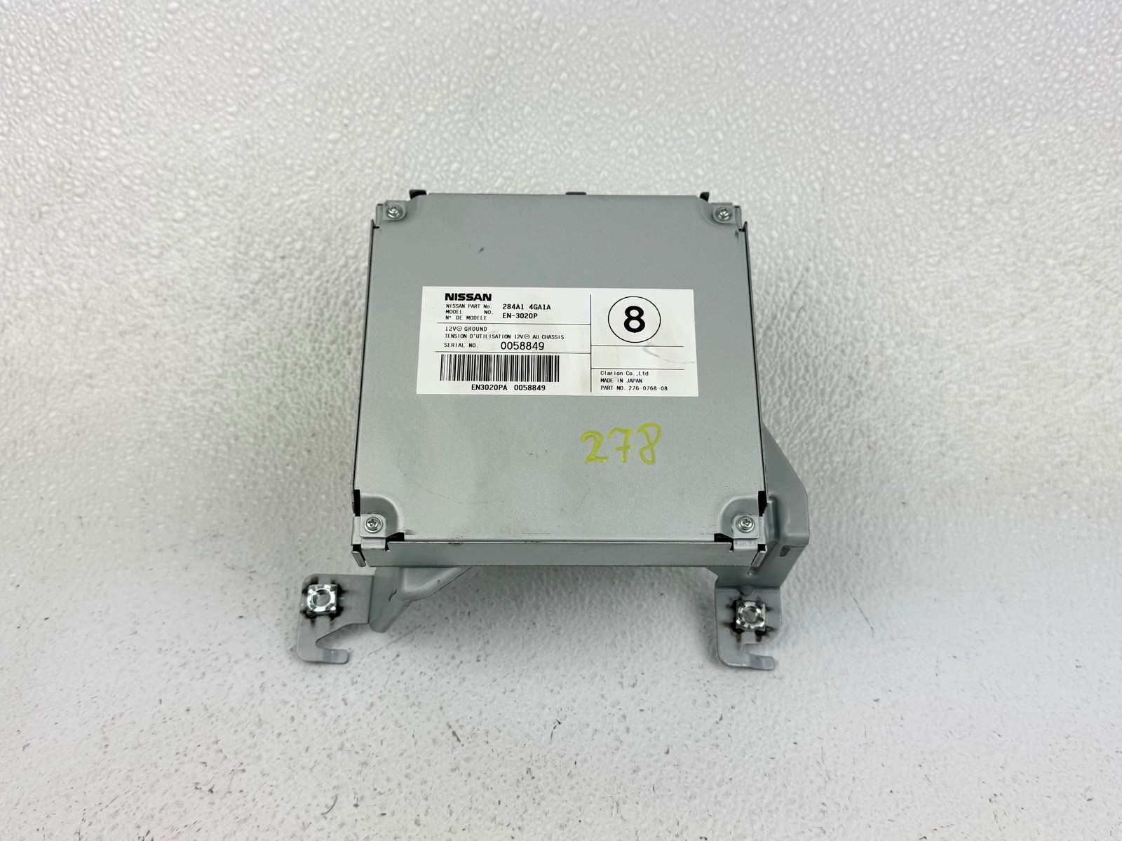 14-18 INFINITI Q50 SURROUND VIEW DEPARTURE CAMERA CONTROL MODULE UNIT