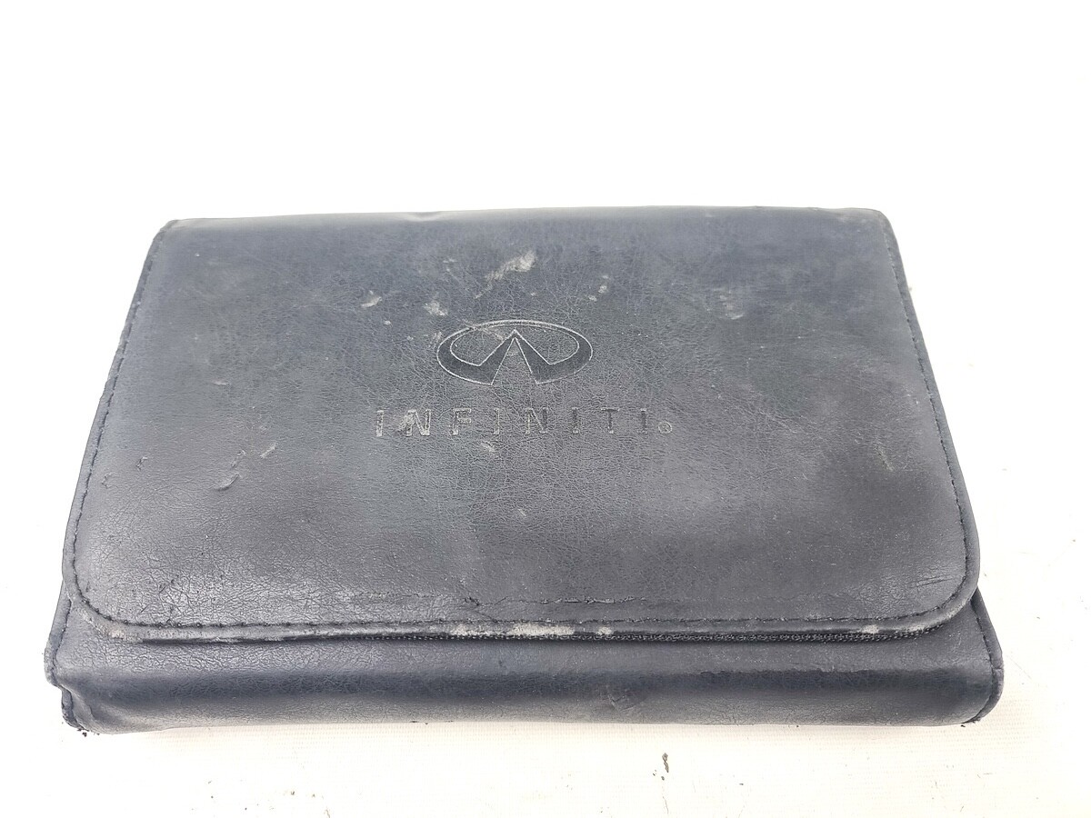 2019 INFINITI Q50 OWNERS MANUAL BOOKS BOOK WITH LEATHER CASE PURSE