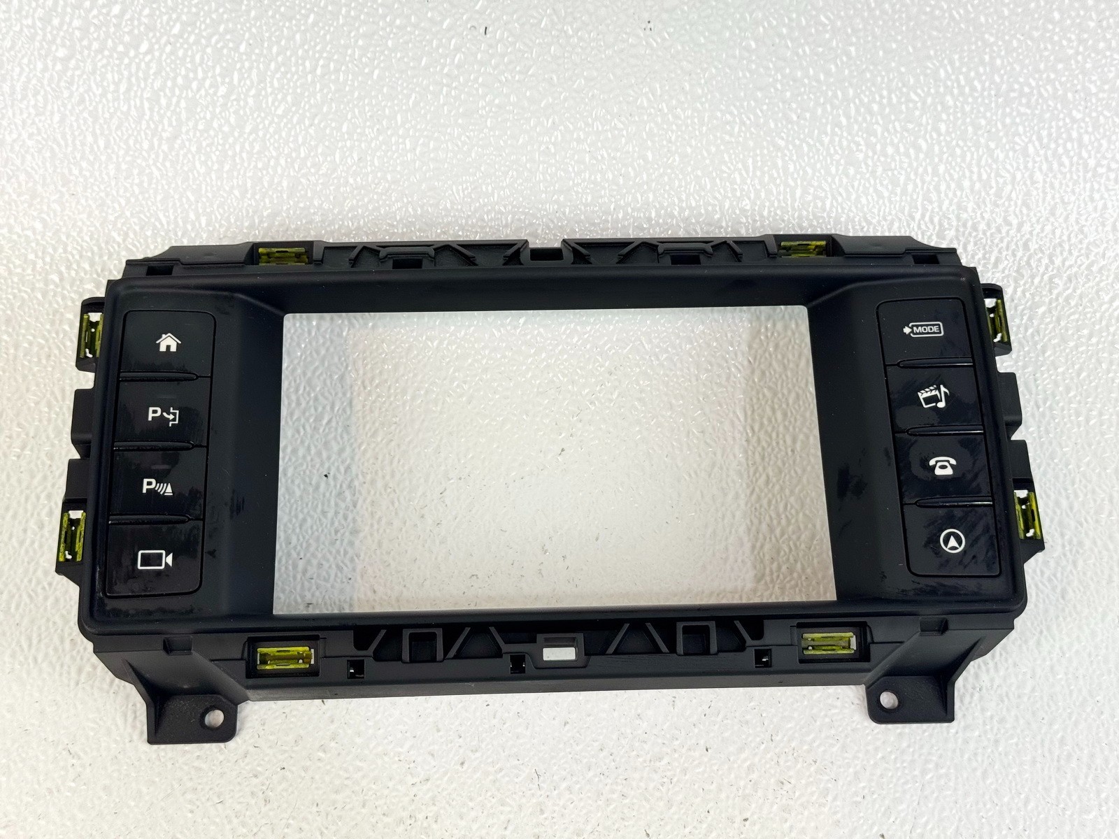 17-23 JAGUAR F-PACE XE DASH DISPLAY SCREEN SURROUND TRIM PANEL W/ SWITCH