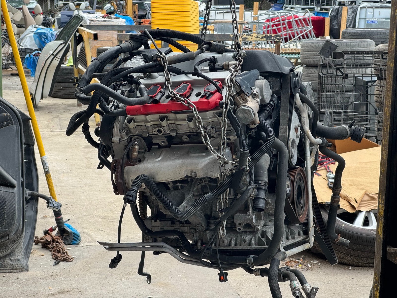 11-15 AUDI A6 A7 C7 Q7 3.0L AWD ENGINE MOTOR ASSEMBLY TESTED 87K MILES