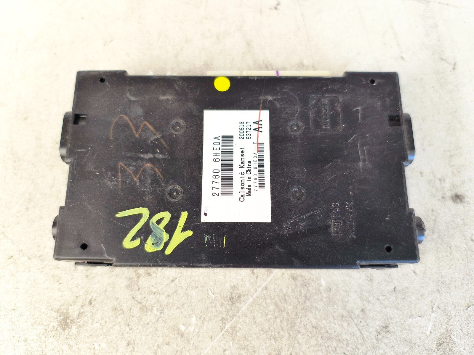 18-20 INFINITI Q50 Q60 AC AMPLIFIER TEMPERATURE CLIMATE CONTROL MODULE UNIT