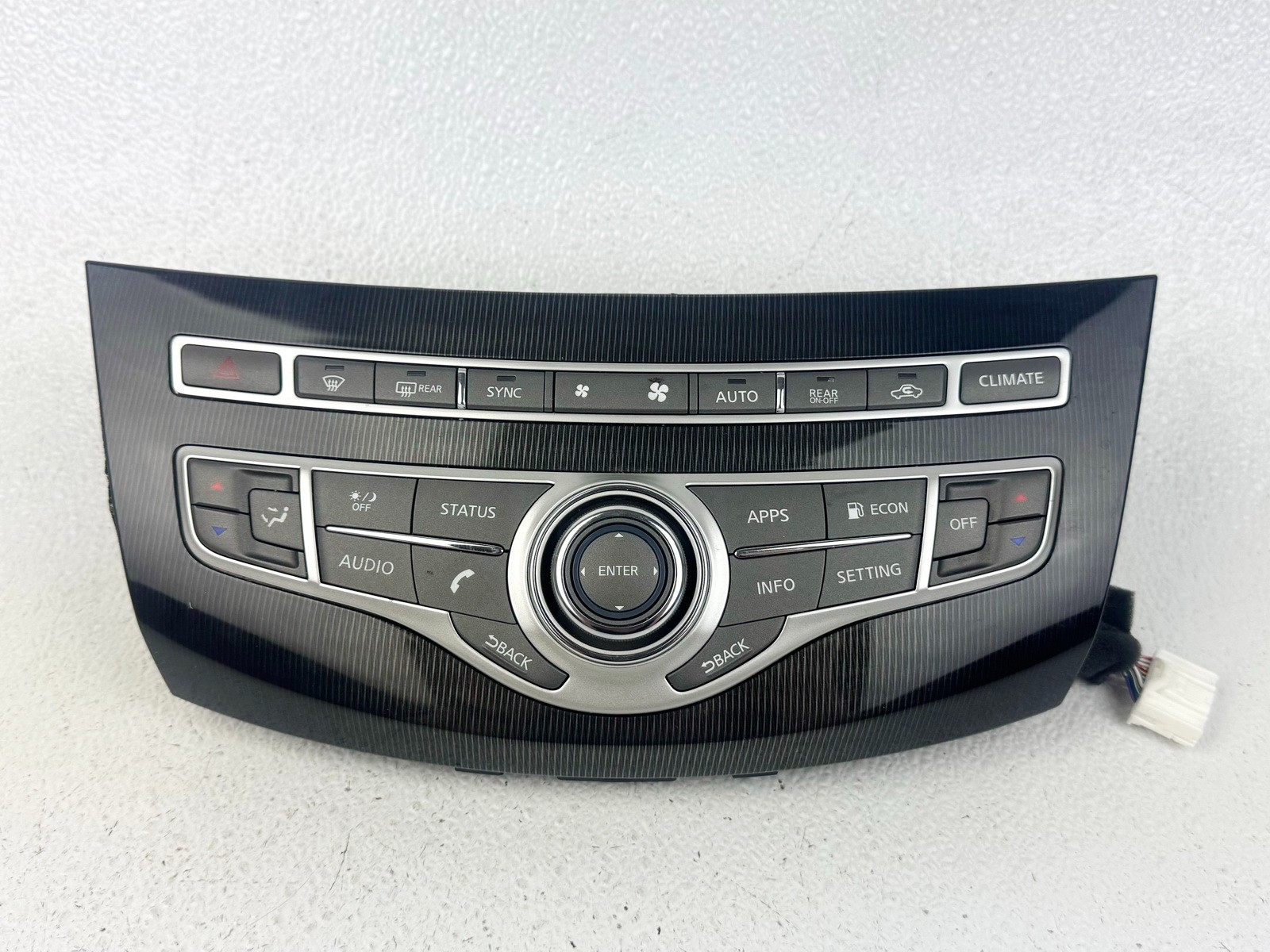 18-20 INFINITI QX60 DASH DASHBOARD CENTER HVAC HEATER CONTROL SWITCH PANEL