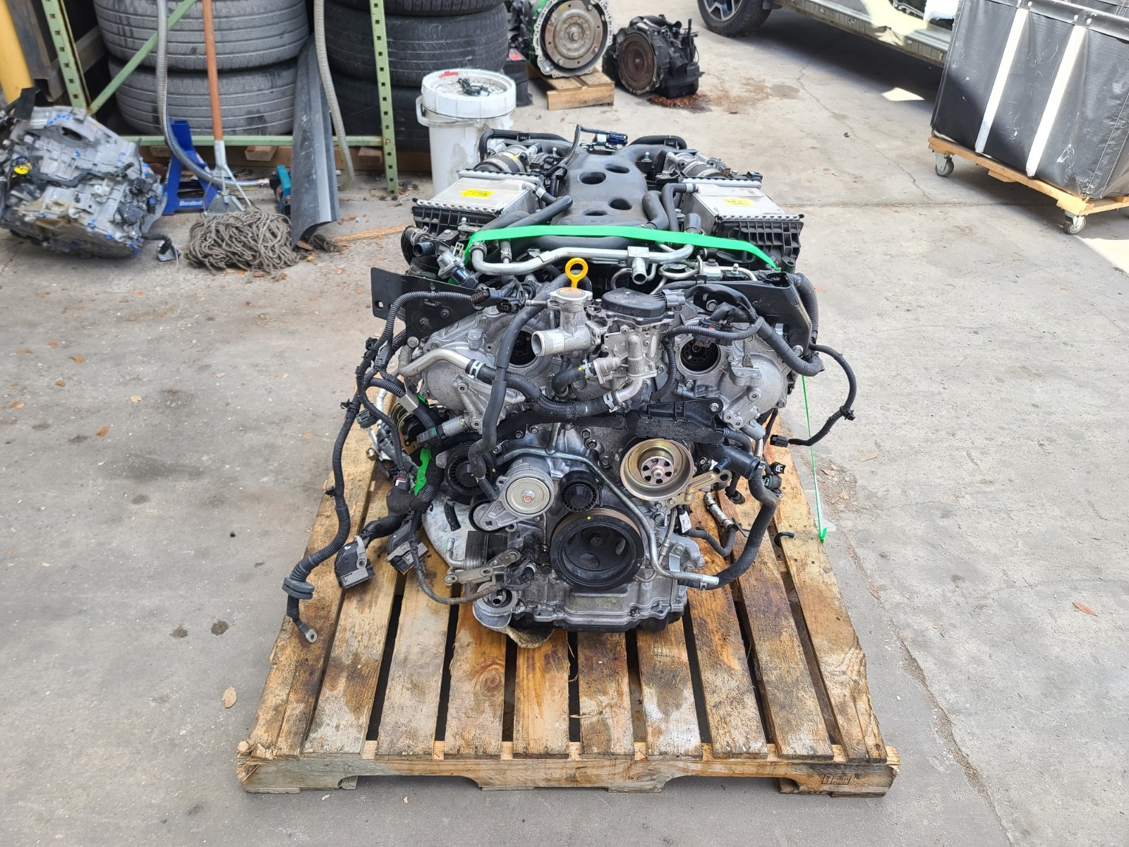16-22 INFINITI Q50 3.0 VR30DDTT V6 RWD ENGINE ASSEMBLY 46K MILES TESTED