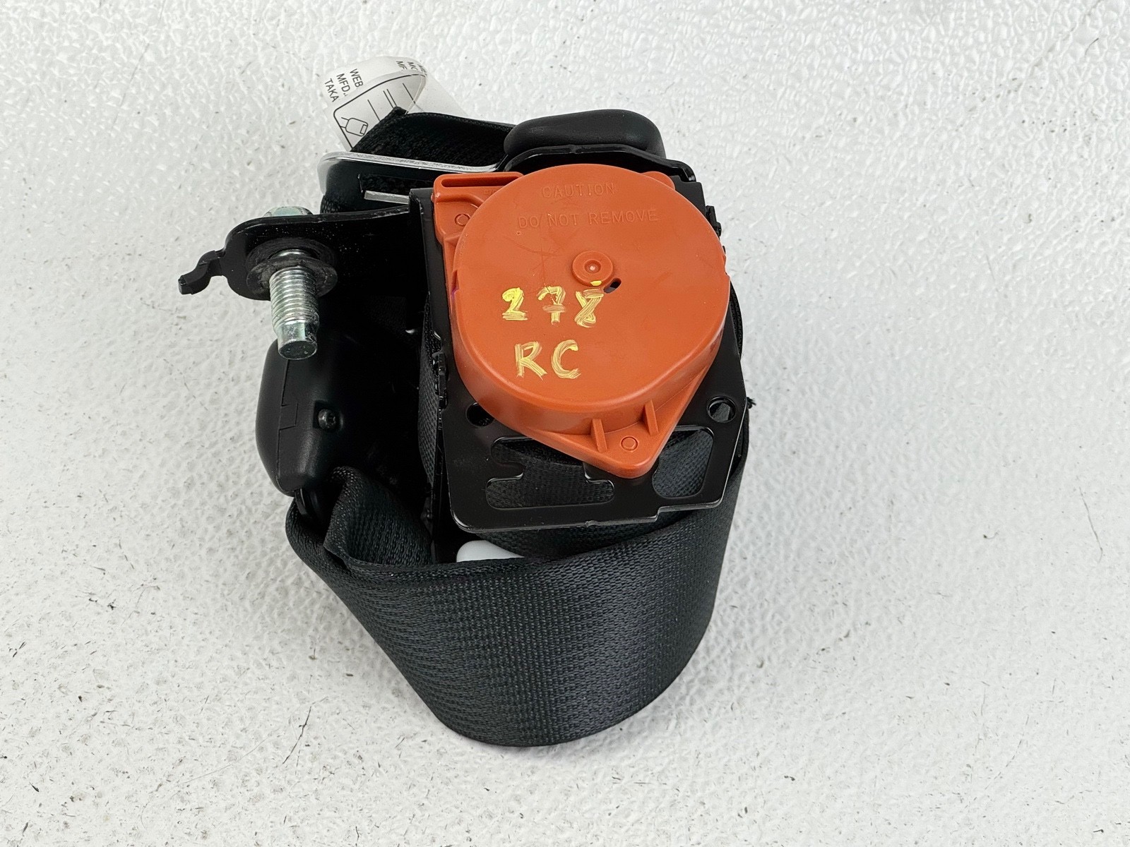14-17 INFINITI Q50 REAR CENTER SEAT BELT SEATBELT RETRACTOR