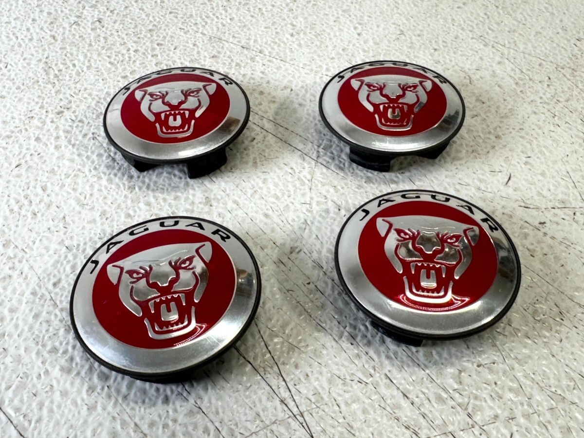 15-19 JAGUAR XE XF WHEEL RIM CENTER TRIM CAP COVER SET OF 4