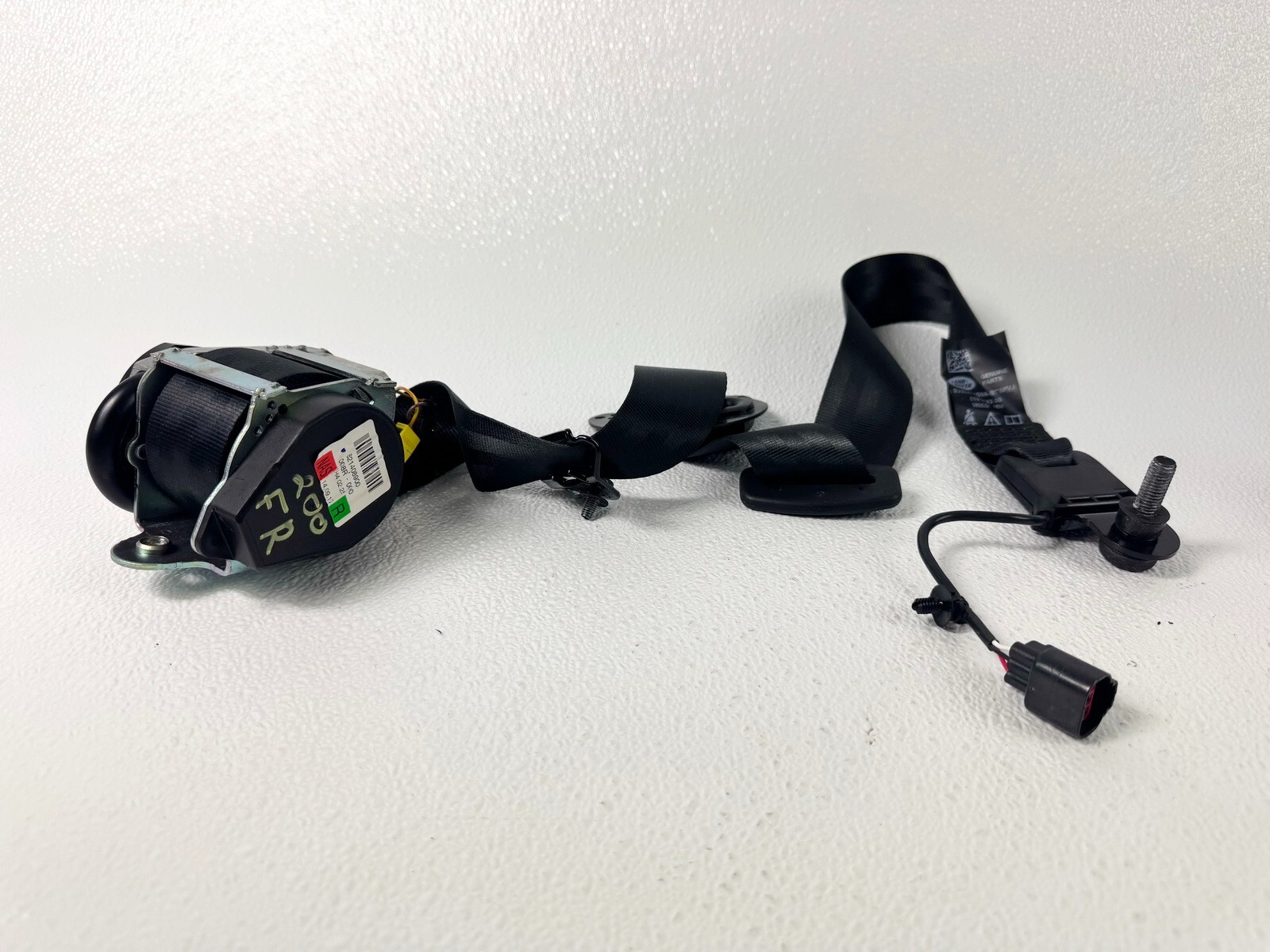 12-19 RANGE ROVER EVOQUE FRONT RIGHT RH PASS SIDE SEATBELT RETRACTOR ASSY
