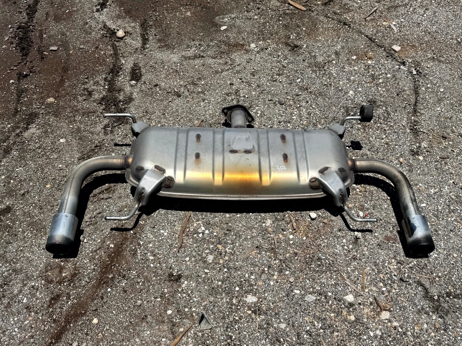 16-23 MAZDA CX-9 CX9 REAR EXHAUST SYSTEM MUFFLER TUBE PIPE