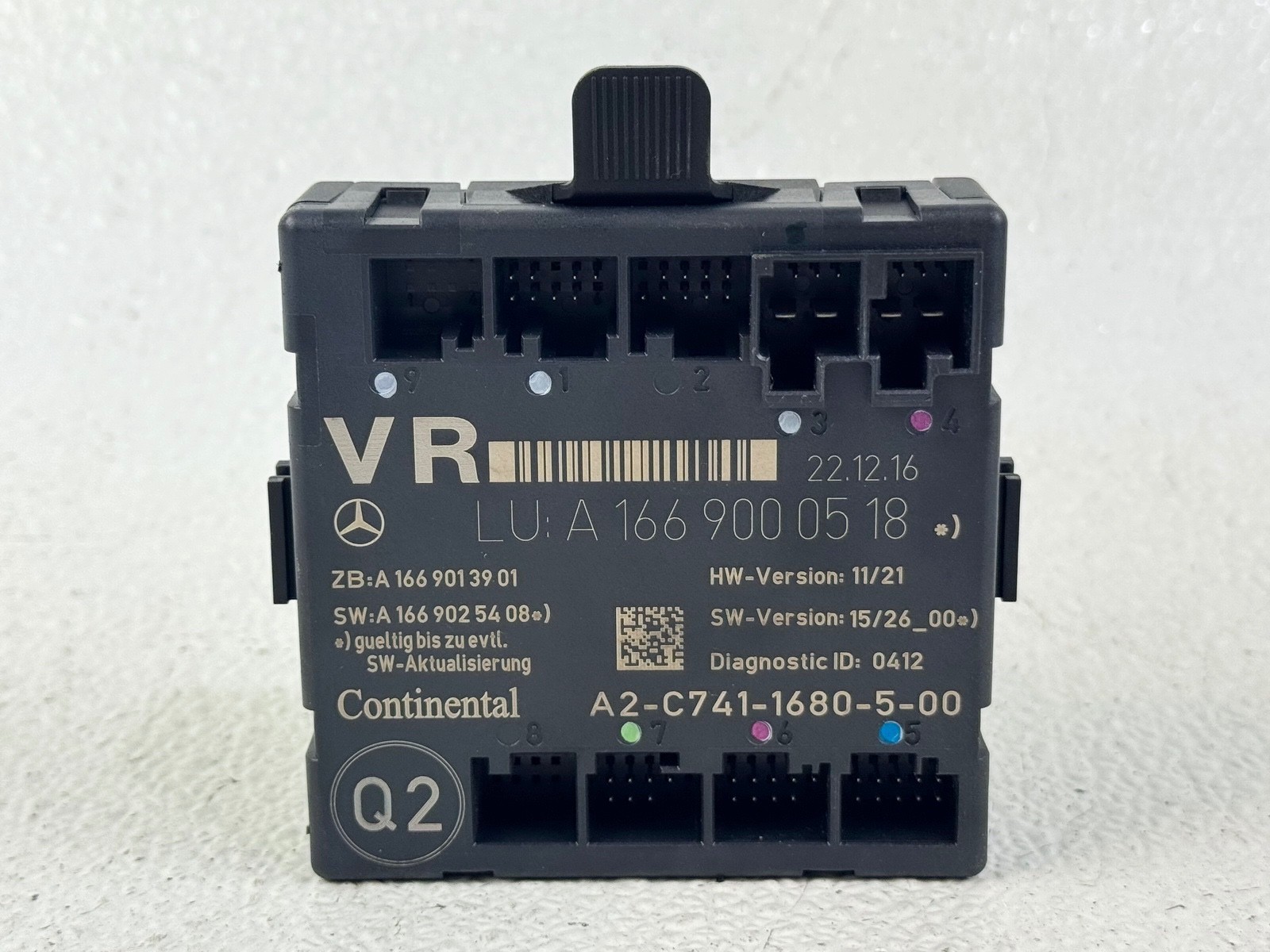 17-19 INFINITI QX30 FRONT RIGHT PASSENGER SIDE DOOR CONTROL MODULE UNIT
