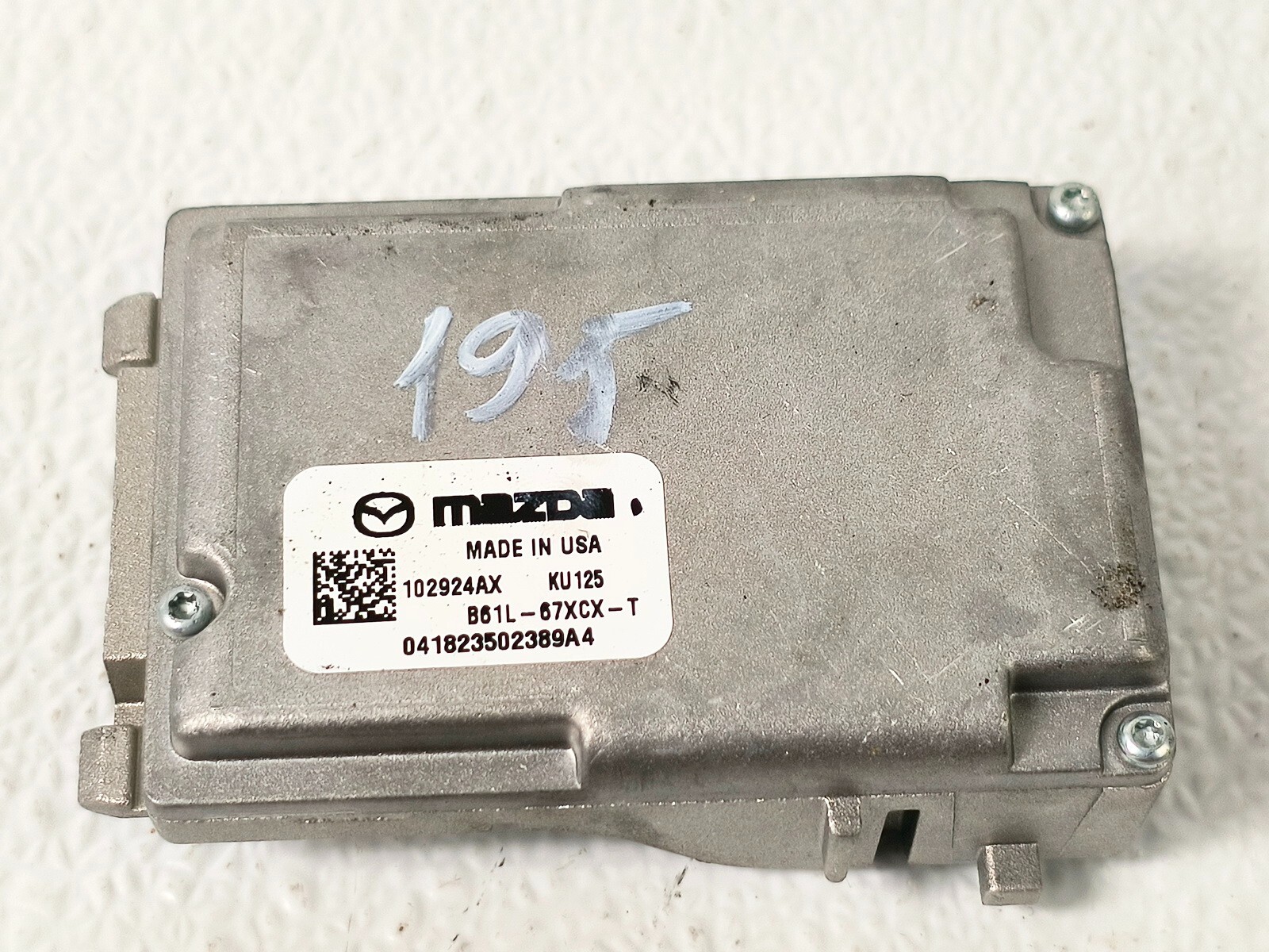 17-20 MAZDA CX-9 CX9 WINDSHIELD FRONT VIEW LANE DEPARTURE KEEP ASSIST CAMERA