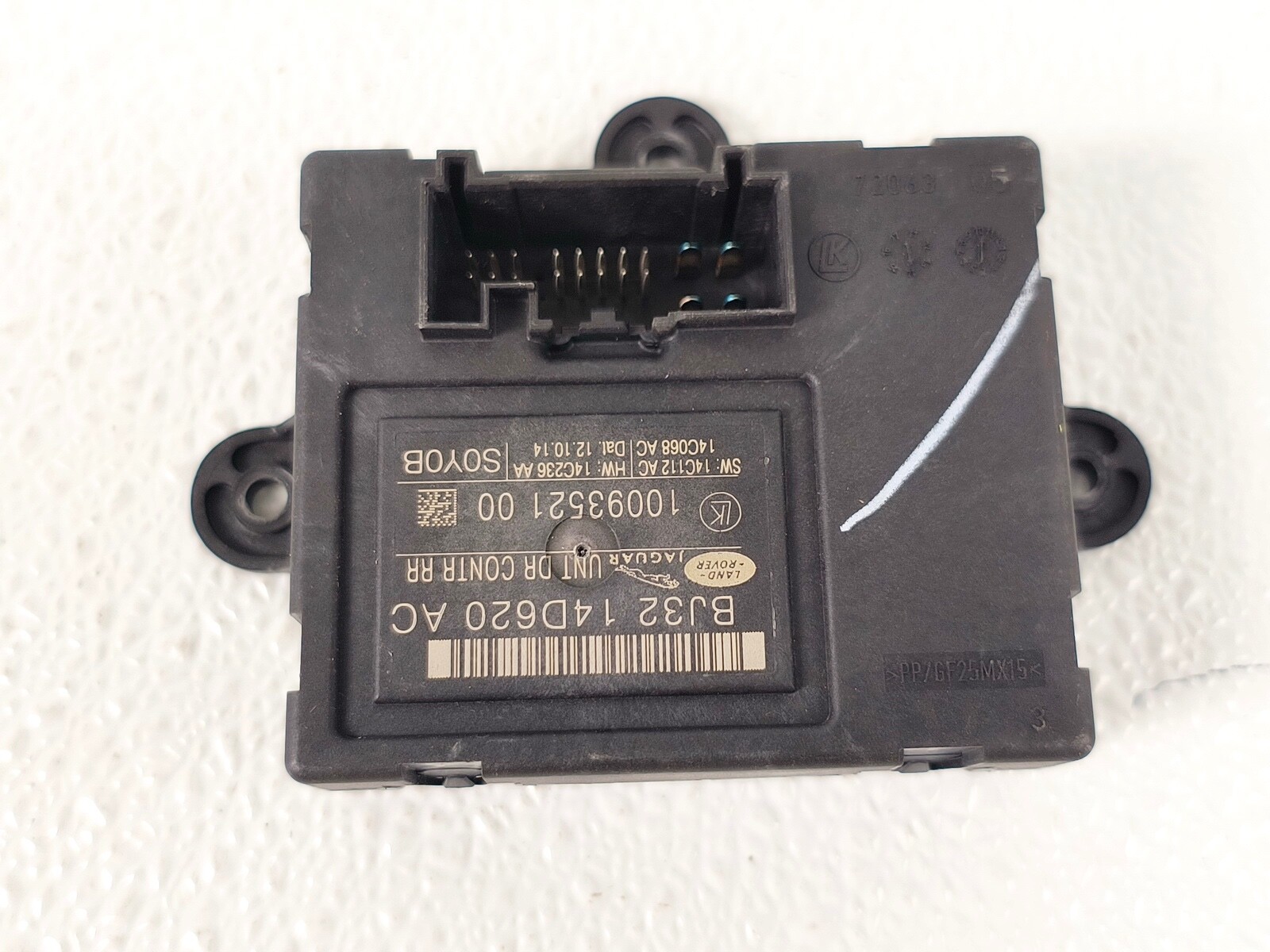 13-15 JAGUAR XF REAR RIGHT RH PASSENGER SIDE DOOR CONTROL MODULE UNIT