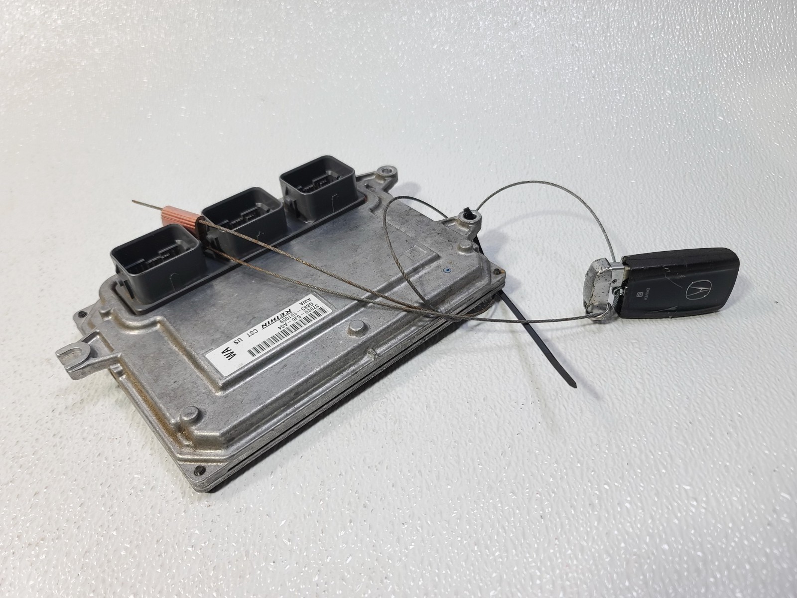 2016 16 ACURA MDX 3.5L ECU ENGINE COMPUTER CONTROL MODULE & KEY FOB