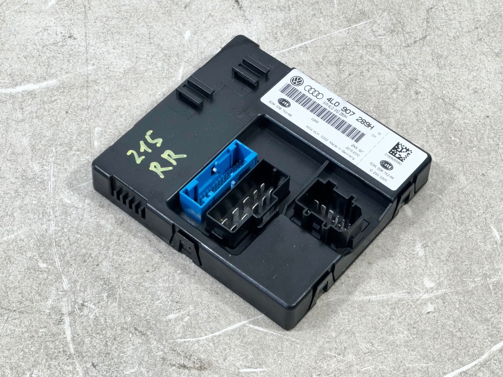 07-15 AUDI Q7 REAR RIGHT SIDE BCM BODY COMFORT CONTROL MODULE UNIT