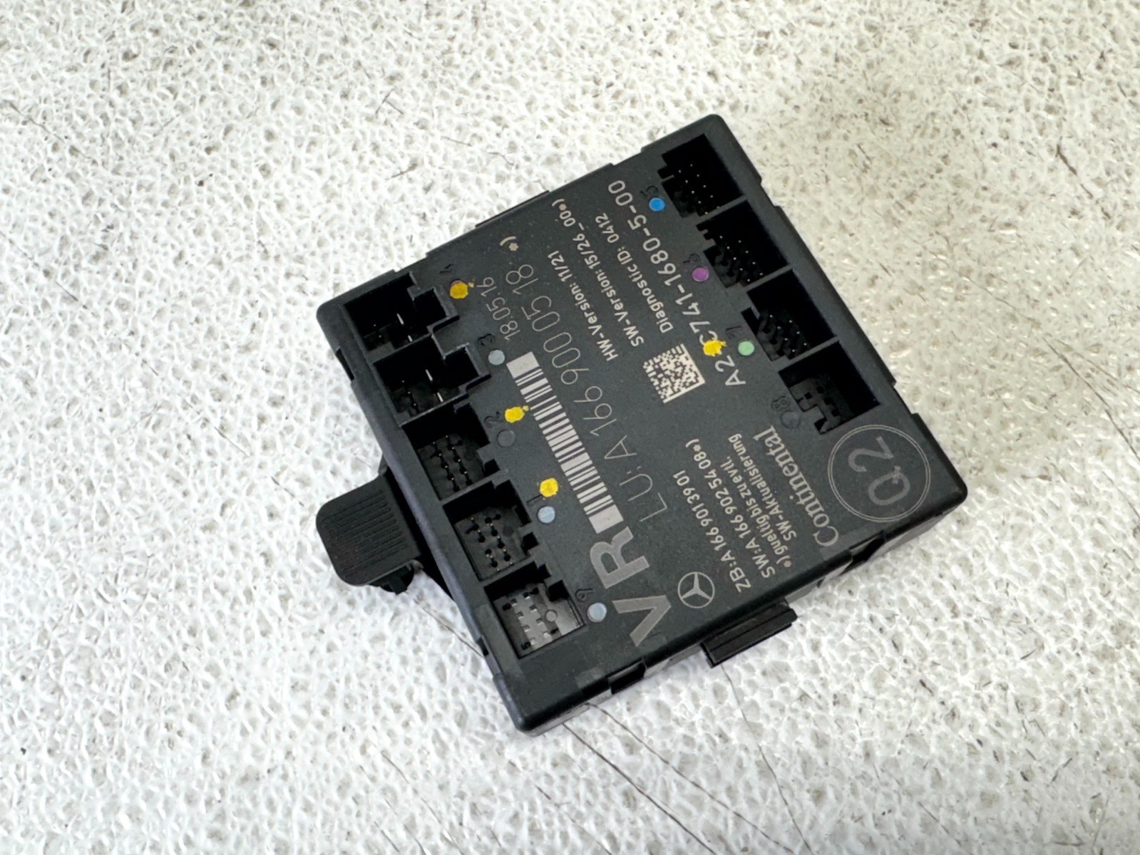 17-19 INFINITI QX30 FRONT RIGHT RH PASS SIDE DOOR COMPUTER CONTROL MODULE