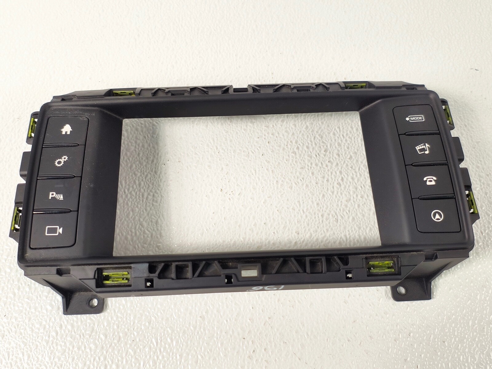 17-20 JAGUAR F-PACE XF DASH RADIO DISPLAY SCREEN CONTROL SWITCH PANEL COVER