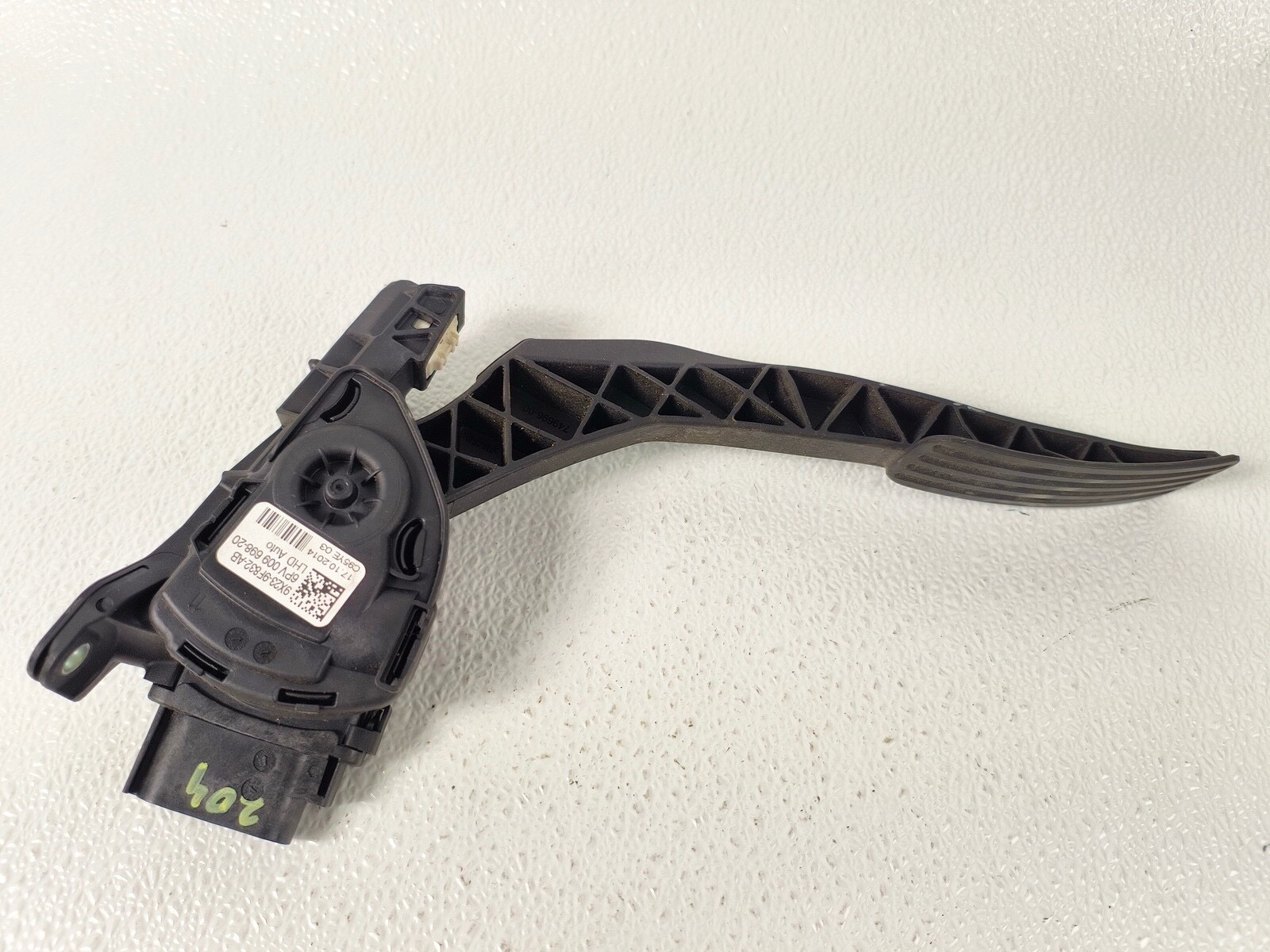 09-15 JAGUAR XF GAS PEDAL ACCELERATOR THROTTLE TRAVEL SENSOR ASSEMBLY