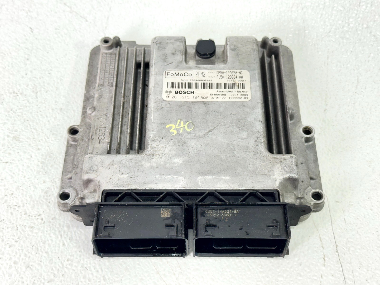 13-16 LINCOLN MKZ 2.0L ECU ENGINE COMPUTER CONTROL MODULE