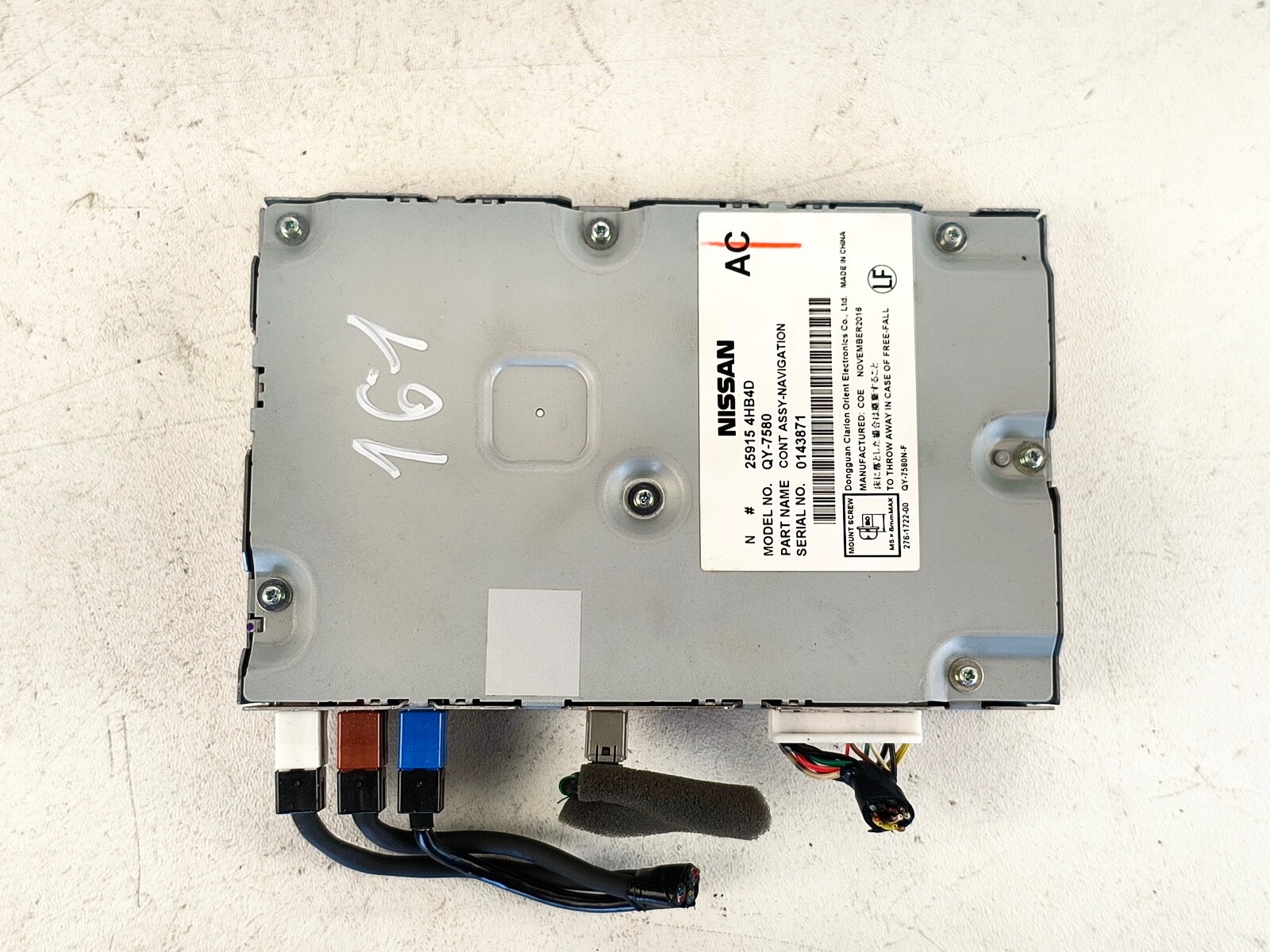 15-19 INFINITI Q50 NAVIGATION DRIVER ASSIST GPS CONTROL MODULE UNIT