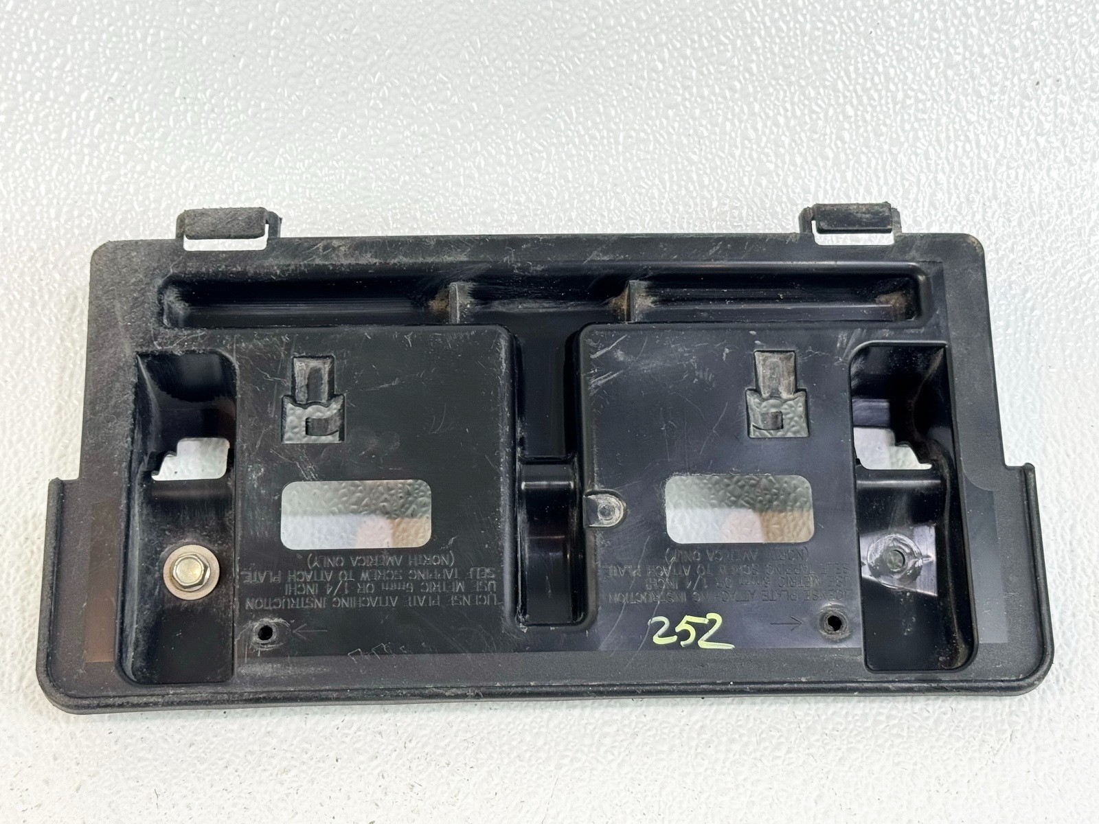 16-23 MAZDA CX-9 CX9 FRONT LICENSE HOLDER PLATE MOUNT BRACKET